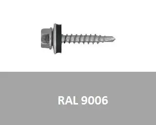 Parco 4,8x35 RAL9006 alu