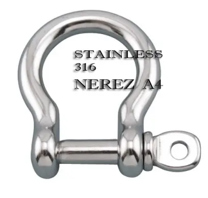 Třmen obloukový typ Omega 6mm nerez A4