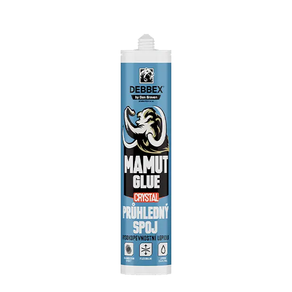 MAMUT GLUE Crystal 290 ml kartuše transparentní MAMUT GLUE Crystal 290 ml kartuše transparentní