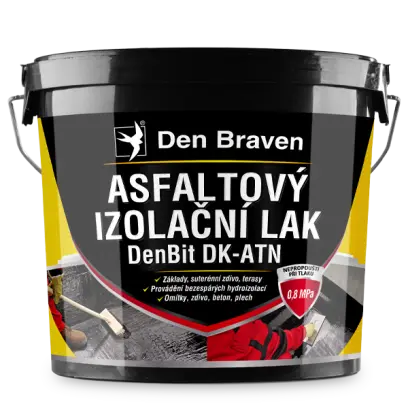 DenBit DK-ATN - Asfaltový izolační lak 4,5 kg kbelík černá