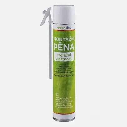 Montážní pěna trubičková 750ml Green line