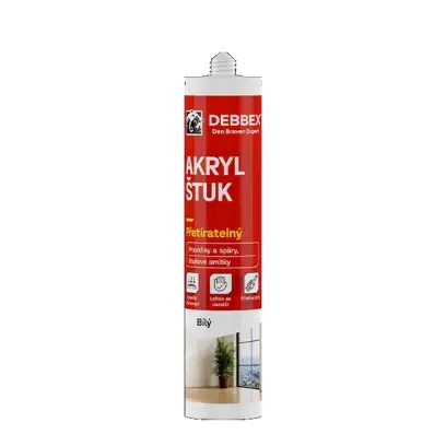 Akrylový štukový tmel 280ml bílý RL