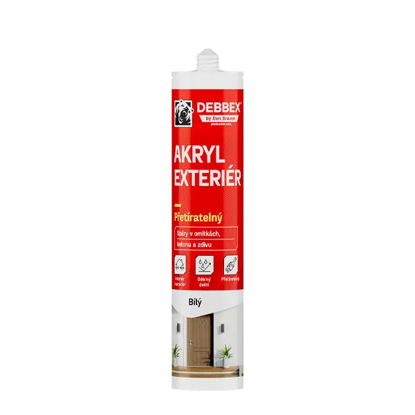 Akryl EXTERIÉR 280 ml kartuše bílá Akryl EXTERIÉR 280 ml kartuše bílá