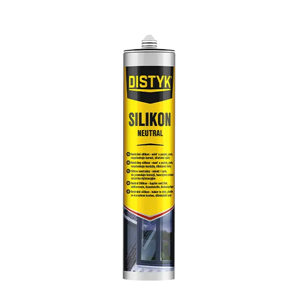 Neutrální silikon DISTYK Line 280 ml kartuše bílá Neutrální silikon DISTYK Line 280 ml kartuše bílá