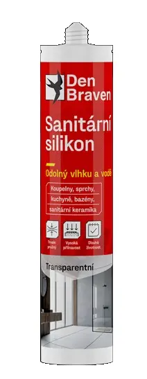 Sanitární silikon-stříbřitě RL