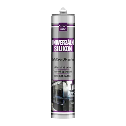 Univerzální silikon Silver Line 280 ml kartuše černá