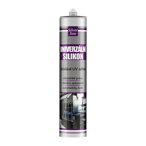 Univerzální silikon Silver Line 280 ml kartuše šedá