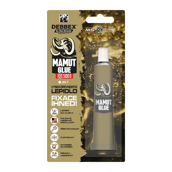MAMUT GLUE High Tack 25 ml tuba v blistru bílá