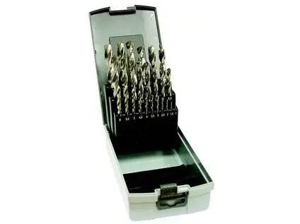 Sada vrtáků 25-dílná, 1,00-13,00x0,5mm S338RCZ002HSS, plastová krabička Sada vrtáků 25-dílná, 1,00-13,00x0,5mm S338RCZ002HSS, plastová krabička