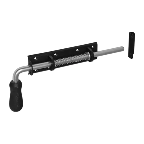 WSP 260  Zástrč pružinová s dřev. koncovkou C 300x190x50 mm černá