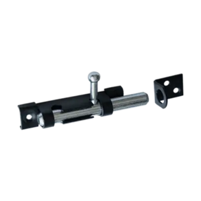 WOS 70 C Zástrč s kulatým jezdcem úzká 70x10 mm černá