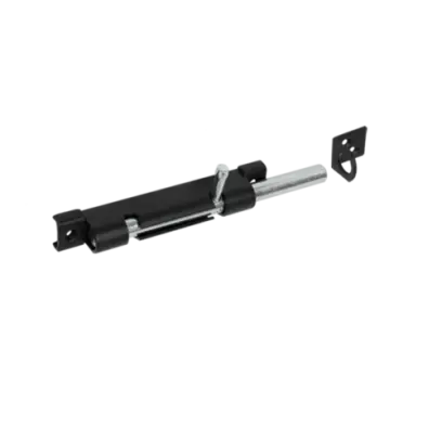 WOS 100 C Zástrč s kulatým jezdcem úzká 100x10 mm černá