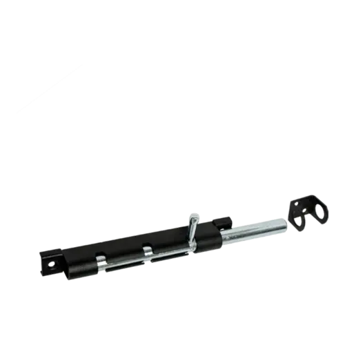 WOS 150 C Zástrč s kulatým jezdcem úzká 100x16 mm černá