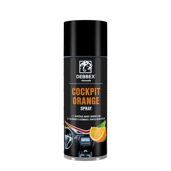 Cockpit spray 400 ml, pomeranč aerosolový sprej