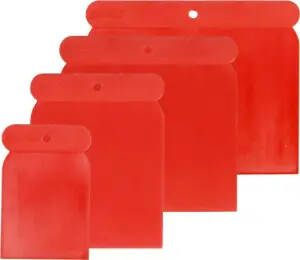 Spokar sada tmelících stěrek, plast, 5 - 7,5 - 10 - 12 cm, 4 kusy