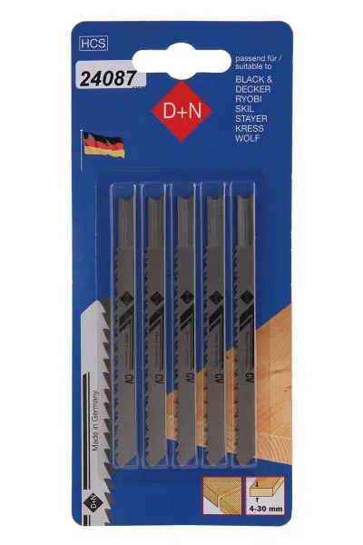 Plátky do přímočaré pily B&D 75/1.45mm 5ks 12625