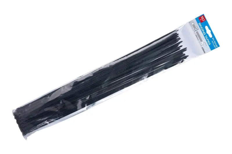 Pásky vázací 500x4.8mm 50ks černá