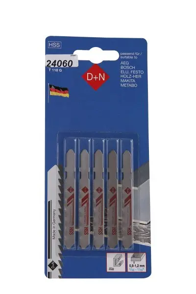 Plátky do přímočaré pily HSS 50/1mm 5ks 31007.01