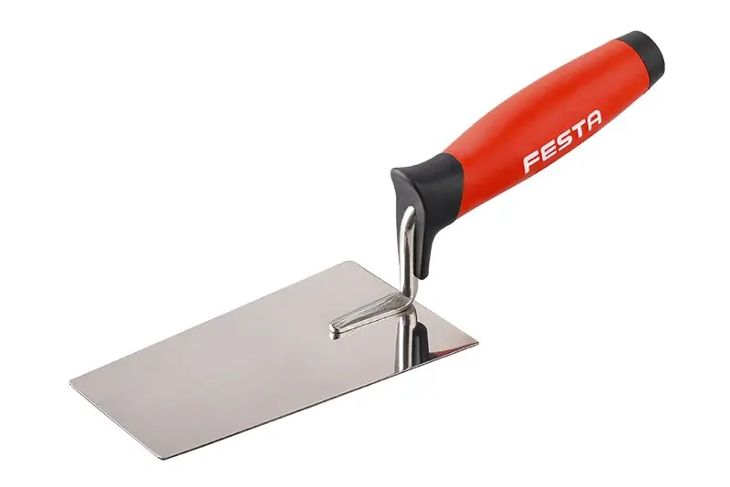 Lžíce nerez zednická FESTA gum.ručka 140x80mm Lžíce nerez zednická FESTA gum.ručka 140x80mm