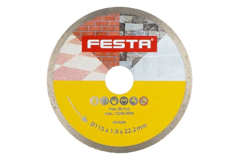 Kotouč diamantový FESTA plný 115x2x22.2mm