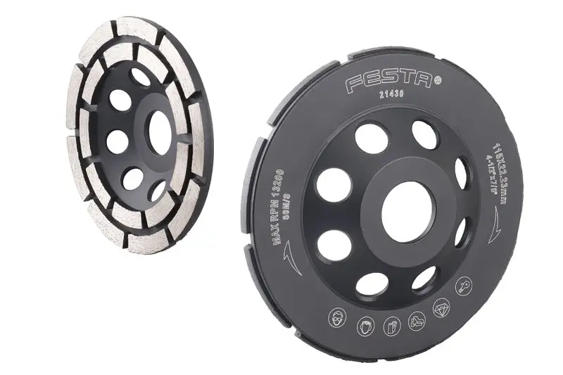 Kotouč diamantový brusný FESTA 2řadý 115x22.2mm Kotouč diamantový brusný FESTA 2řadý 115x22.2mm