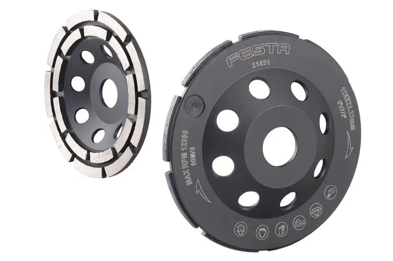 Kotouč diamantový brusný FESTA 2řadý 125x22.2mm Kotouč diamantový brusný FESTA 2řadý 125x22.2mm