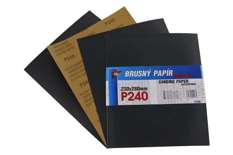 Papír brusný 230x280mm P240 10ks Waterproof Papír brusný 230x280mm P240 10ks Waterproof