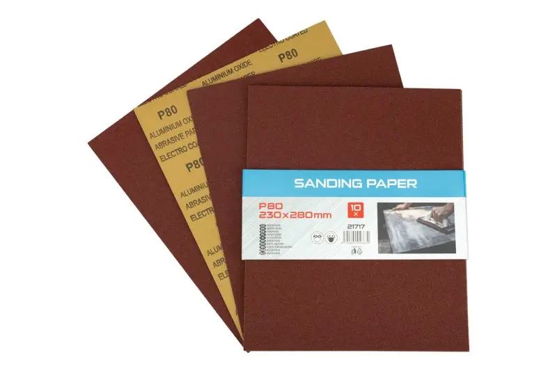 Papír brusný 230x280mm P80 10ks Papír brusný 230x280mm P80 10ks