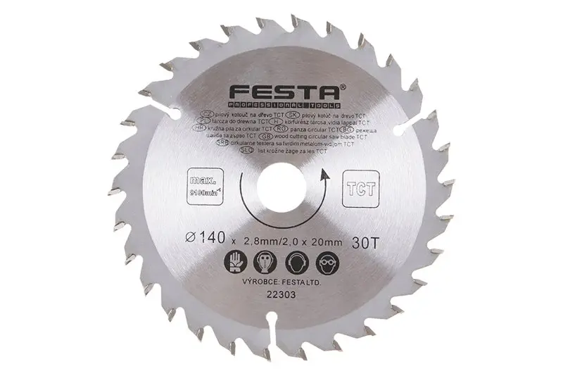 Kotouč pilový FESTA SK 140/2.8/20mm 30T Kotouč pilový FESTA SK 140/2.8/20mm 30T
