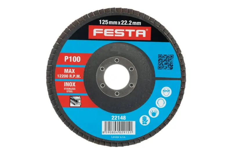 Kotouč brusný lamelový FESTA 125 P100 Kotouč brusný lamelový FESTA 125 P100