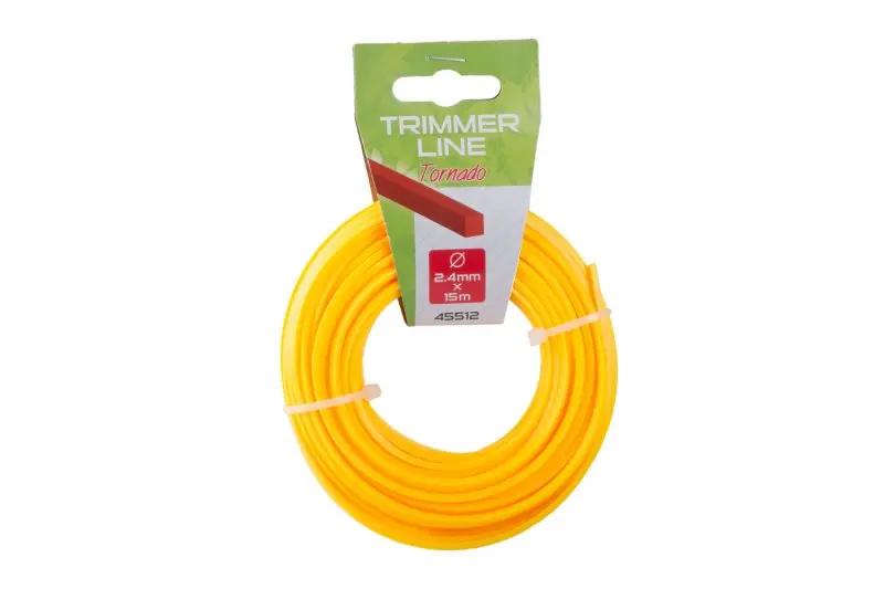 Struna žací čtverec 2.4mm x 15m