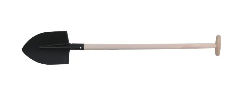Rýč špičatý černý 22x30cm s násadou T (61019.01) Rýč špičatý černý 22x30cm s násadou T (61019.01)