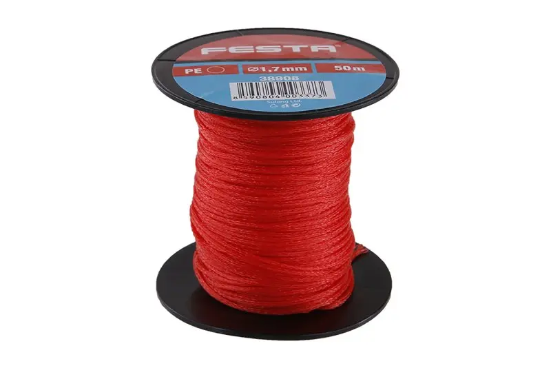 Provázek zednický FESTA 1.7mm 50m červený Provázek zednický FESTA 1.7mm 50m červený