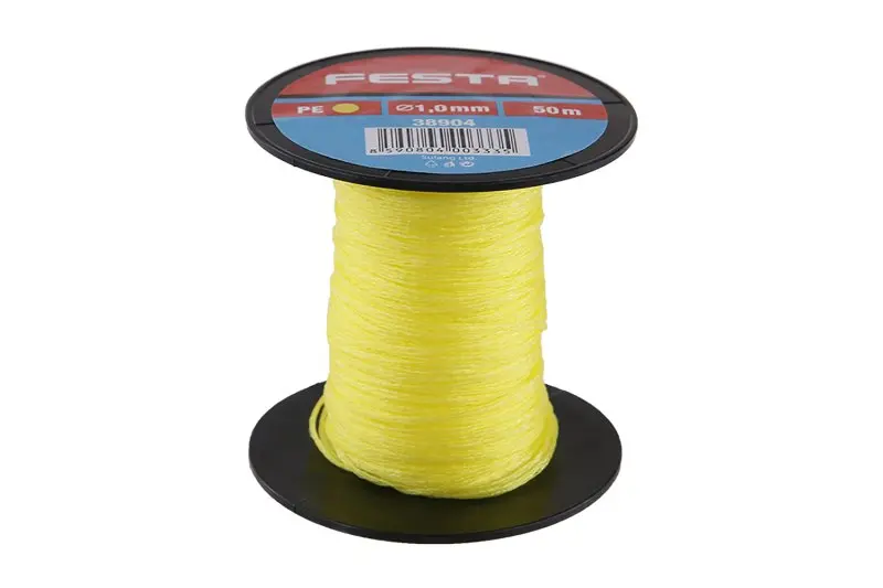 Provázek zednický FESTA 1mm 50m žlutý Provázek zednický FESTA 1mm 50m žlutý
