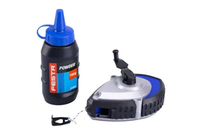 Sada šňůra značkovací rychlonavíjecí FESTA (BRNKAČKA) ALU 30m + pudr 150g