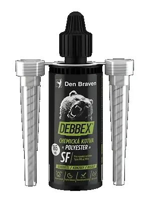 Chemická kotva bez styrenu POLYESTER SF 165ml 2 mixery