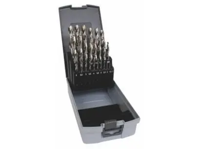 Sada vrtáků 25 dílná, 1,00-13,00x0,5mm S338RCZ004HSSCo5, plastová krabička