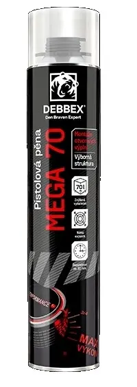 Pistolová pěna Mega 70 870 ml