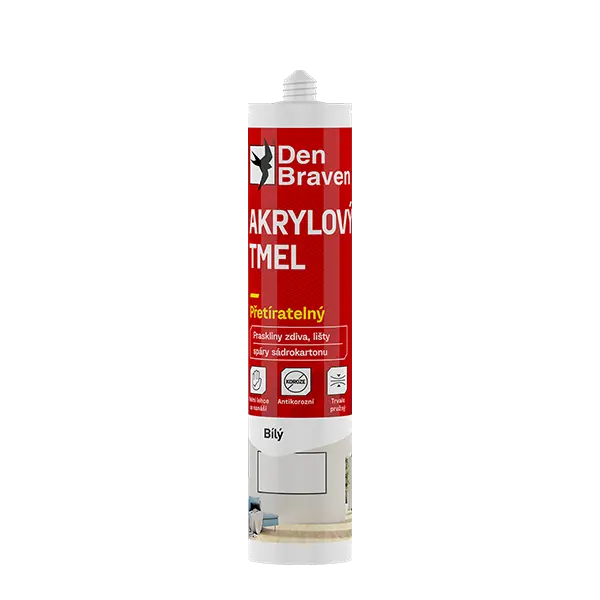 Akrylový tmel 280 ml kartuše bílá