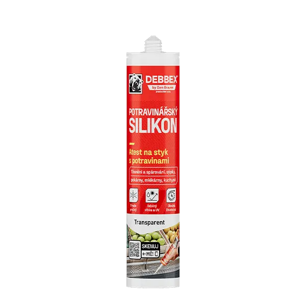 Potravinářský silikon 280 ml kartuše transparentní