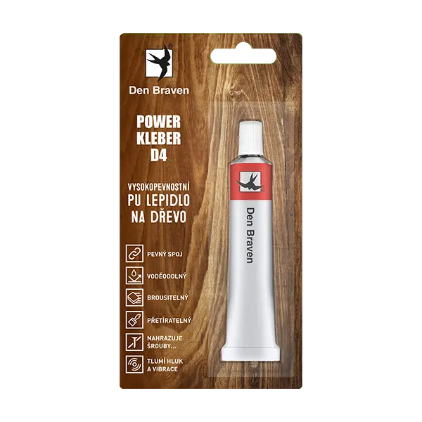 POWER KLEBER D4 23 ml tuba v blistru krémová