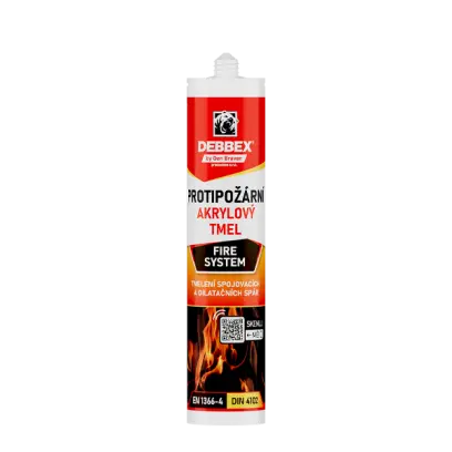 Akrylový protipožární tmel 280 ml kartuše bílá