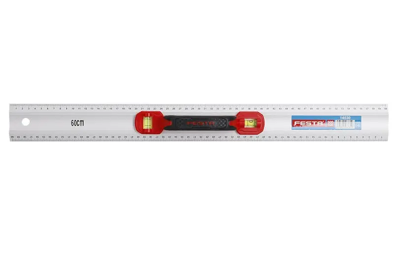 Pravítko s rukojetí FESTA 60cm ALU 2 libely