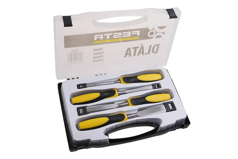 Sada dlát FESTA 4ks 6,12,19,25mm plast Sada dlát FESTA 4ks 6,12,19,25mm plast