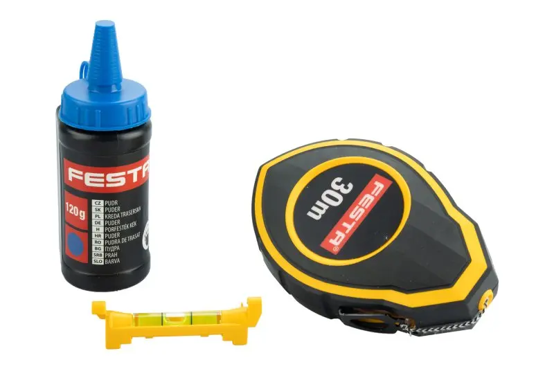 Sada šňůra značkovací rychlonavíjecí FESTA (BRNKAČKA) ABS 30m + pudr 125g