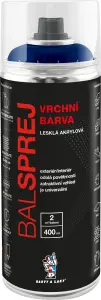 BALSPREJ vrchní univerzální akrylová barva ve spreji, RAL 5010 enziánová modrá, 400 ml BALSPREJ vrchní univerzální akrylová barva ve spreji, RAL 5010 enziánová modrá, 400 ml