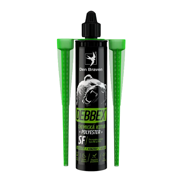 Chemická kotva bez styrenu POLYESTER SF Debbex 280 ml Chemická kotva bez styrenu POLYESTER SF Debbex 280 ml
