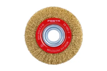 Kartáč rotační radiální vlnitý FESTA 100mm