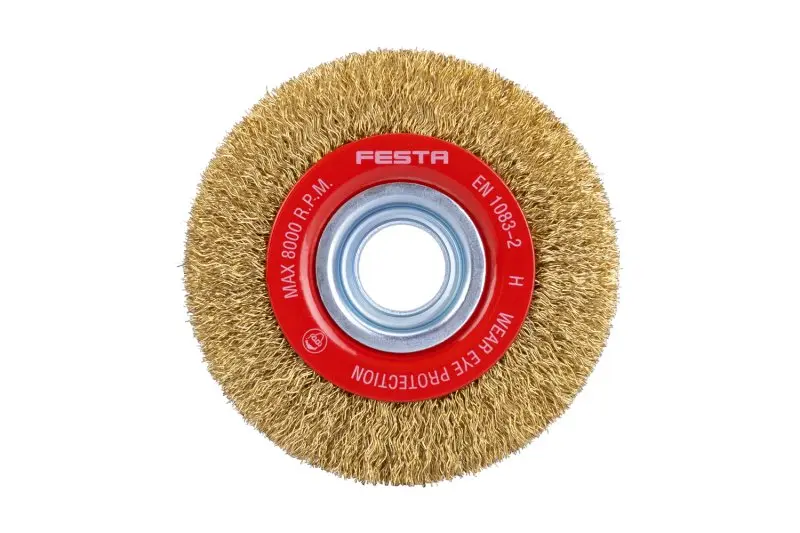 Kartáč rotační radiální vlnitý FESTA 100mm