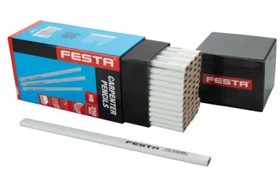 Tužka tesařská 13268 FESTA 250mm HB (bílý lak)